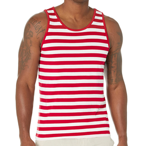Débardeurs de sport personnalisés pour hommes, vêtements de fitness, débardeurs vierges en coton sans manches pour hommes, style streetwear, vente en gros - Product Image 4