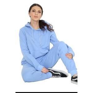 ชุดวอร์มผู้หญิงแบบสั่งทำคุณภาพสูง ดีไซน์ OEM เสื้อฮู้ดและกางเกงจ็อกเกอร์ ชุดลำลอง 2 ชิ้น สำหรับออกกำลังกายและใส่สบายๆ ไซส์พลัส - Product Image 3