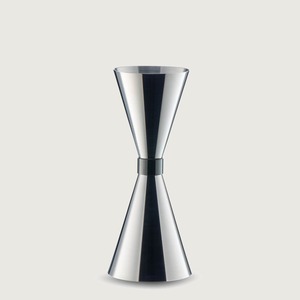 Jigger à cocktail minimaliste en acier inoxydable, tasse à mesurer double face de qualité supérieure, accessoire moderne pour mélanger les boissons - Product Image 2