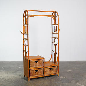 Percheros de ratán para colgar ropa, perchero hecho a mano, precio económico, barra para ropa, organización de armarios - Product Image 1