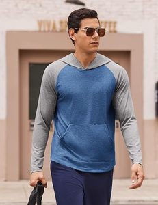 <b>Men's</b> Long Sleeve Hoodie Green Knitted Pullover <b>Shirt</b> Casual Solid Autumn Top - Product Image 3