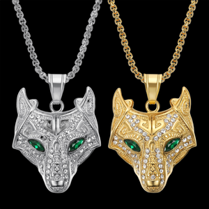 Pendentif Tête de Renard Moissanite Bling-Bling Attrayant, Collier Hip Hop pour Rappers et Amateurs de Culture Musicale - Product Image 4