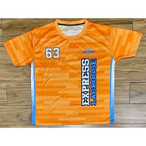 Gran oferta, camisetas de Lacrosse sublimadas personalizadas, ropa deportiva, camiseta de tirador para equipos, 100% poliéster, transpirable, de secado rápido - Product Image 1