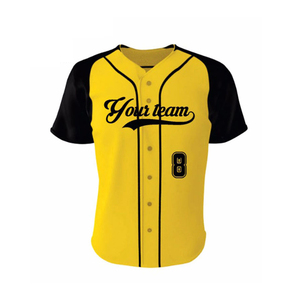 Maillot de baseball/softball personnalisé 2025 – Nouveau design, entièrement boutonné, sérigraphié, 100 % polyester respirant, anti-UV, col en V, manches courtes - Product Image 3