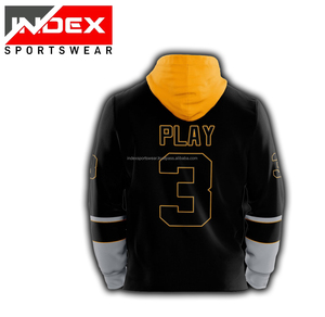 Las mejores camisetas y sudaderas con capucha de hockey personalizadas Ropa deportiva de sublimación Premium para jugadores de hockey sobre hielo - Product Image 4