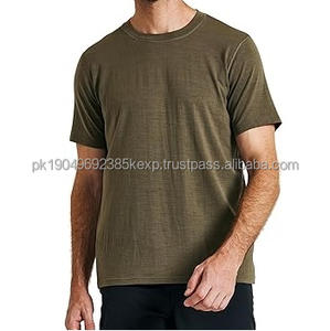 T-shirts pour hommes à manches courtes, légers, respirants, écologiques, anti-UV, à séchage rapide, en gros, OEMODM personnalisés - Product Image 2