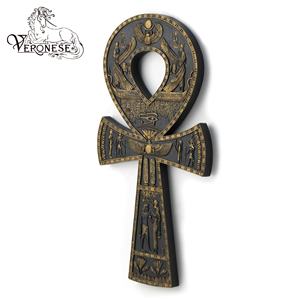 Placa de Pared de Resina Pintada a Mano de Lujo Egipcio con Diseño VERONESE y Ankh para Decoración del Hogar - Product Image 2