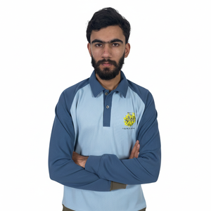 Sudadera de manga larga con cuello y botones, estampada a cuadros, informal, de algodón de alta calidad, suelta, térmica, para invierno, para hombre, tipo polo. - Product Image 3