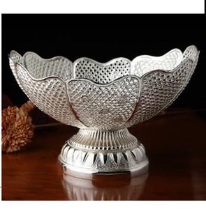 Tazón de Metal para Servir de Calidad Superior, Diseño Exclusivo, Tazón Decorativo para Frutas con un Diseño Maravilloso - Product Image 4