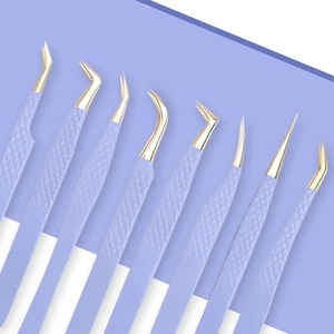 แหนบต่อขนตาปลายเรียบ 135 มม. ทำจากสแตนเลสคุณภาพสูง สำหรับต่อขนตา - Product Image 4