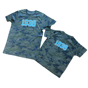 T-shirt graphique camouflage pour toute la famille, en coton doux, col rond, manches courtes, vêtements décontractés pour tous les jours - Product Image 3