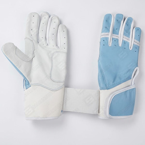 Customized Long Cuff Leather Baseball Softball Catcher Batting Gloves High Quality Right-Handed Full Finger Adult Youth - Product Image 2