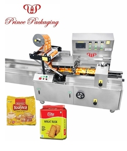 Automatic Eco-Friendly Rusk Packaging Machine | High Speed Electric Driven Biscuit Toast Film Packaging - Product Image 3