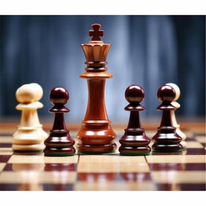 Custom Luxury Wooden <b>Chess</b> Pieces <b>Set</b> Staunton Style Weighted <b>Wood</b> Chessmen <b>Set</b> Hand Carved Professional Board Game Pieces - Product Image 1