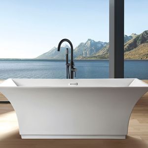 Rubinetto per Vasca da Bagno Freestanding con Doccetta - Rubinetti Premium per Bagno e Doccia - Product Image 2