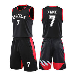 Ensemble d'uniformes de basket-ball personnalisés, débardeur sans manches et short, impression par sublimation, maille respirante d'été, séchage rapide, 100% polyester - Product Image 5