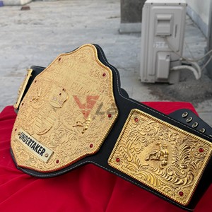 Cinturón de Campeonato de Lucha Libre Personalizado, Chapado en Oro, Tamaño Adulto, Correa de Cuero, Placas de Metal de Latón, Cinturones de Título - Product Image 4