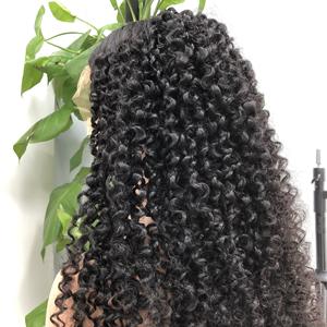 Cheveux humains vietnamiens doublement étirés birmans de 30 pouces noir de jais de densité 200% avec une qualité supérieure frontale - Product Image 3