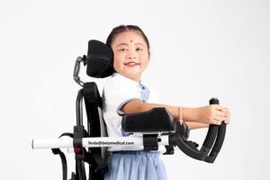 Gait Trainer features adjustable height allowing to adaptand grow with child <b>Ankle</b> design avoid legs crossing walking -BZ-XY01 - Product Image 3