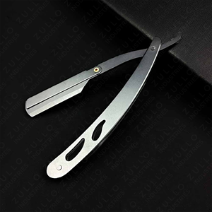 Professional Plastic Handle Straight <b>Razor</b> Set Foldable Barber Shaving <b>Razors</b> Custom Logo OEM Private Label for <b>Men</b> - Product Image 6