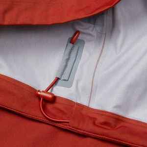 Veste en polaire rouge pour homme, col montant, fermeture éclair, coupe-vent, décontractée, couleur unie, polyester, coupe régulière - Product Image 5