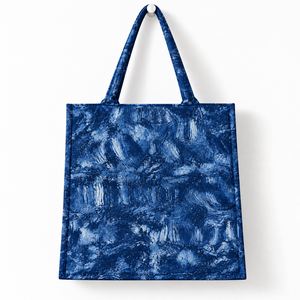 Bolsa de Mano Tejida Ecológica con Asas de Cuerda, Bolsa de Compras Reutilizable Grande para Compras, Comercio Minorista y Regalos - Product Image 5