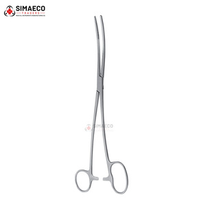Forceps à coton-tiges Bozemann-Douglas en acier inoxydable réutilisable, instrument chirurgical gynécologique pour pansements, OEM, marque privée - Product Image 2