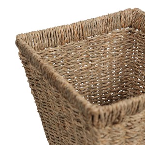 Rustic Bohemian Handwoven Seagrass Handmade Storage <b>Basket</b> Wholesale eco-friendly Made in Vietnam - Product Image 6
