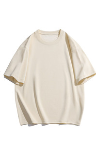 Camiseta de Cuello Redondo con Hombros Caídos, 300g, Diseño Personalizado con Logotipo Bordado o Impreso, Ropa de Trabajo Personalizada, Color Sólido - Product Image 1