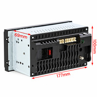 HANTUE Autoradio Android Double Din 7 Pouces Universel pour Toyota, Écran 7 Pouces 200x100mm, Lecteur Multimédia de Voiture 2 Din avec DVR 360
