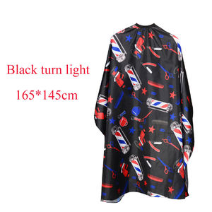 Cape de barbier professionnelle en polyester imperméable, cape de coupe de cheveux pour coiffeurs, 160x140cm - Product Image 4