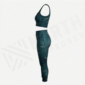 Conjuntos de Yoga de Alta Calidad para Mujer, Ropa Deportiva con Estampado por Sublimación, Ropa Deportiva para Gimnasio, Ropa Deportiva para Mujer - Product Image 3