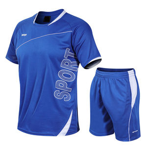 Custom Soccer Jersey Mens Polyester Football Shirt V Neck Teamwear Manufacturer Wholesale - Product Image 3