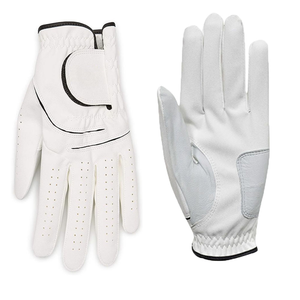 Golf Glove <b>Full</b> Finger PU Material Anti <b>Slip</b> Outdoor Sports Gray Black - Product Image 6