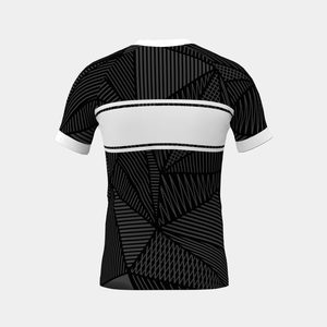 Rashguard blanc-gris de haute qualité à manches longues |   Tissu respirant et écologique unisexe personnalisable de 300 g pour le fitness - Product Image 2