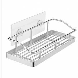 Stainless Steel Bathroom Soap Dish Rack Rectangular Shape Wall Mount Minimalist Modern Design For Bathroom And <b>Kitchen</b> Use - Product Image 1