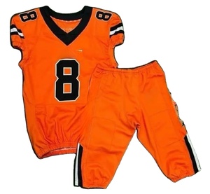 Empresa Profesional de Fabricación de Uniformes de Fútbol Americano, Uniformes con Impresión por Transferencia de Calor, 100% Poliéster, Transpirables, de Secado Rápido - Product Image 1