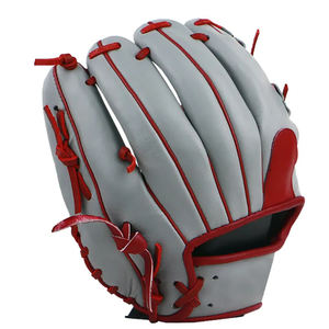 Guantes de Béisbol de Cuero Negro de Alto Rendimiento para Exteriores, Material Duradero, Antideslizantes, para Entrenamiento y Práctica para Adultos - Product Image 1