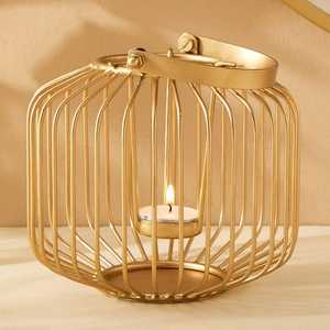 Juego de Candelabros de Latón Ecológicos con 3 y 5 Brazos para Decoración de Bodas y Hogar, Portavelas de Metal Duradero, Estilo Europeo, por UO - Product Image 1