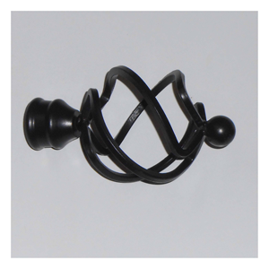 Elegant Antique Brass <b>Curtain</b> Pole with Classic Ornamental Finials Durable, Rust-Free, and Timeless Design for Interiors - Product Image 4