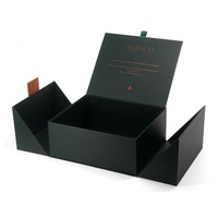 Nouveauté - Boîte cadeau en carton en forme de livre à double porte magnétique, couleur personnalisée, avec gaufrage et logo pour l'emballage de cadeaux