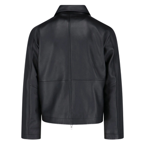 Men's Genuine Leather Jacket Wholesale High Quality Custom Size Made Durable Outerwear for All Seasons Men's Leather Jacket - Product Image 3