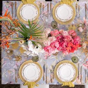 Assiette de Présentation Noire Mate de Luxe Moderne pour la Décoration de Table de Banquet - Product Image 6