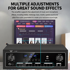 Amplificatore Mixer Professionale <span class=keywords><strong>TR</strong></span>-150W 150W*2 Bluetooth Ottico per Home Theater, KTV, Conferenze, Sistema Audio PA - Product Image 3