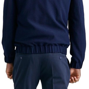 High Quality Silk Satin <b>Men</b> Bomber <b>Jacket</b> Satin Quilted Bomber <b>Jacket</b> Embroidered Standing Collar Custom <b>Men</b> Bomber <b>Jacket</b> - Product Image 6