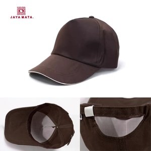 JAYA MATA JM748 <b>Plain</b> Adjustable Cotton <b>Cap</b> Unisex Casual Hat Black Brown Maroon Outdoor Work Daily Wear Four Seasons - Product Image 2