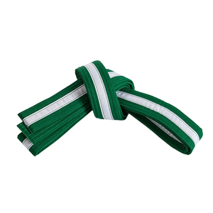 Cinturón de Karate Rojo para Adultos, Unisex, Poliéster/Algodón, Estampado, Secado Rápido, Sin Gi, Ropa de Artes Marciales, Tela de 160g, Corte Regular - Product Image 4