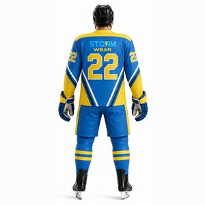 Custom Sublimation Team Ice Hockey Jersey With <b>Laces</b> Superior Quality Hockey Jersey For Teams Seeking Durability Ice Hockey Wear - Product Image 3