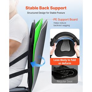 1 Confezione Sedile per Kayak Spesso 6,6 cm con Borsa Portaoggetti, Cuscino Imbottito Morbido Universale per Paddle Board e Accessori per Stand-Up Paddleboarding - Product Image 3