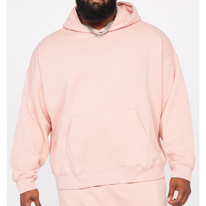 Sudadera con Capucha de Estilo Urbano para Hombre, 100% Algodón, Gruesa, con Estampado de Logotipo 3D, Sudadera con Capucha Completa para Hombre - Product Image 5